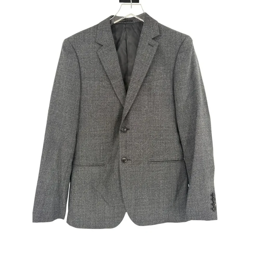 REISS Move Slim Fit Blazer Size 38 NEW Charcoal Dark Gray $475 Jacket